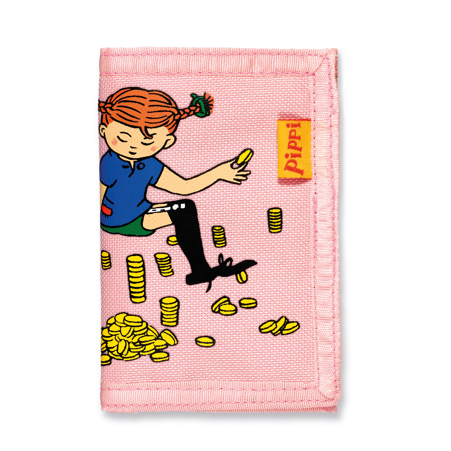 Pippi pippi barnväska plånbok rosa